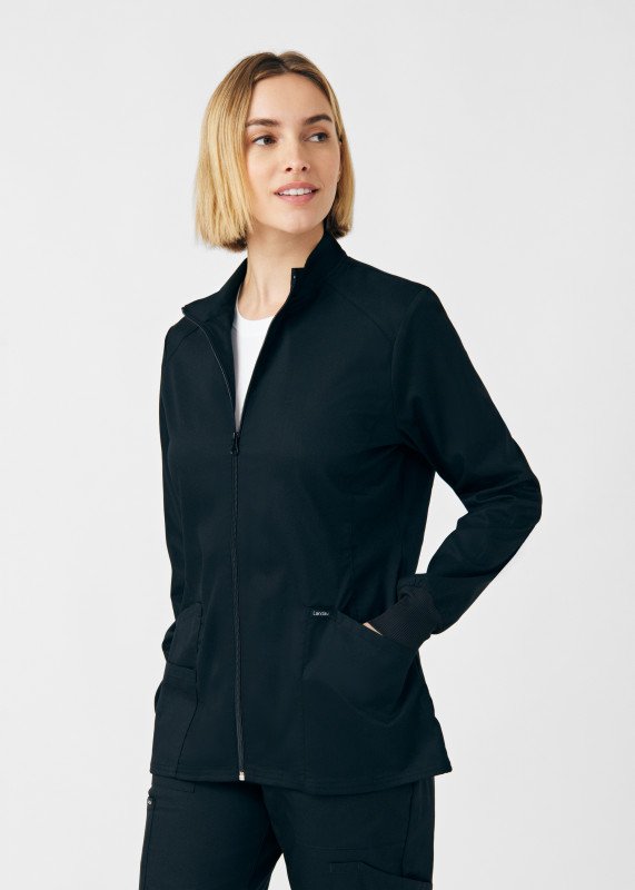 LANDAU PROFLEX WOMEN'S 3-POCKET SCRUB JACKET