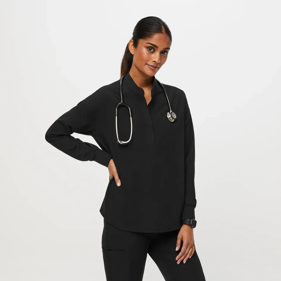 FIGS WOMEN'S RAFAELA OVERSIZED LONGSLEEVE TOP (توب فقط)